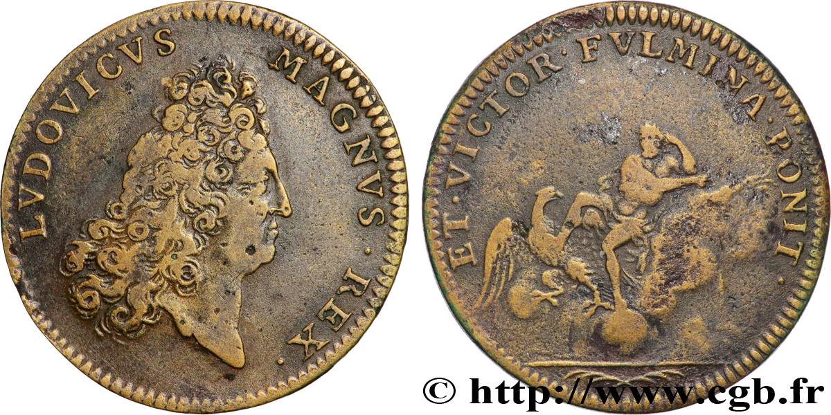 LOUIS XIV LE GRAND ou LE ROI SOLEIL Type de l’Extraordinaire des Guerres de 1698 VF