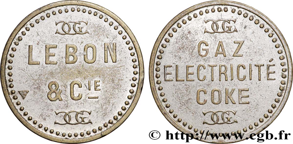 ALGERIA Jeton CCG Lebon & Cie - Alger XF