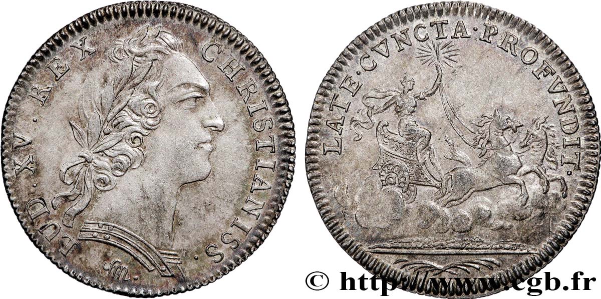 LOUIS XV DIT LE BIEN AIMÉ ÉMISSION DE 1754 TTB+