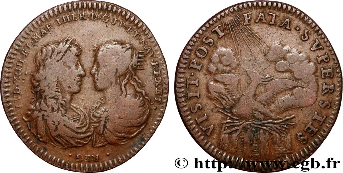 MARIE - THÉRÈSE D AUTRICHE Mariage de Louis XIV et Marie-Thérèse TB+