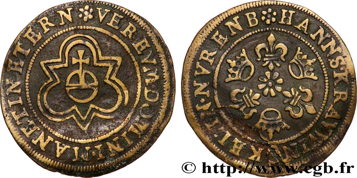 ROUYER - X. JETONS DE NUREMBERG Jeton de compte au type du gold gulden XF