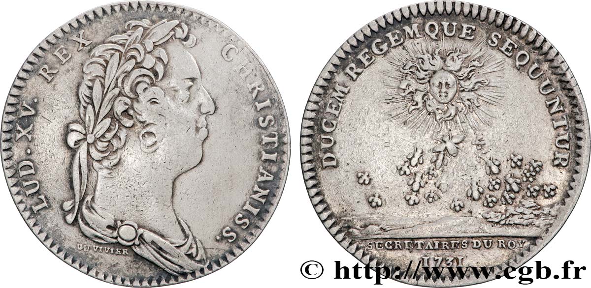 SECRÉTAIRES DU ROI Émission de 1731 TTB