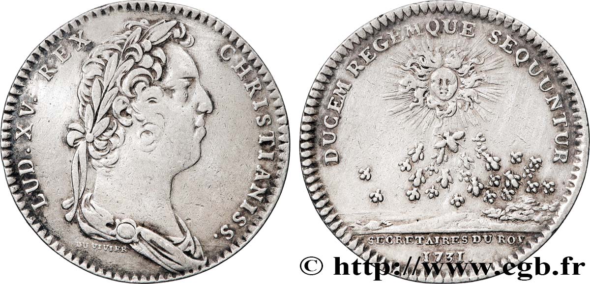 SECRÉTAIRES DU ROI Émission de 1731 TTB