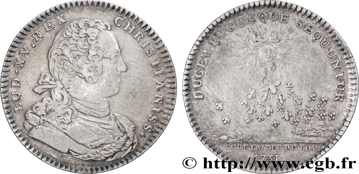 SECRÉTAIRES DU ROI Émission de 1733 TTB