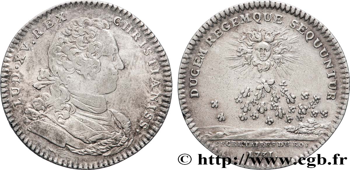 SECRÉTAIRES DU ROI Émission de 1733 TTB