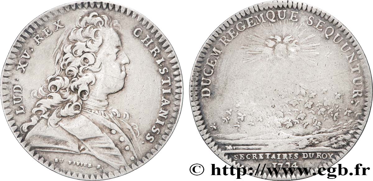 SECRÉTAIRES DU ROI Émission vers 1726 SS/fSS