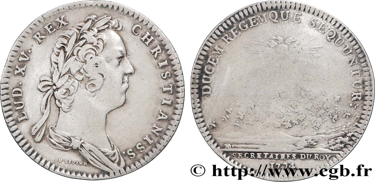 SECRÉTAIRES DU ROI Émission vers 1731 TTB