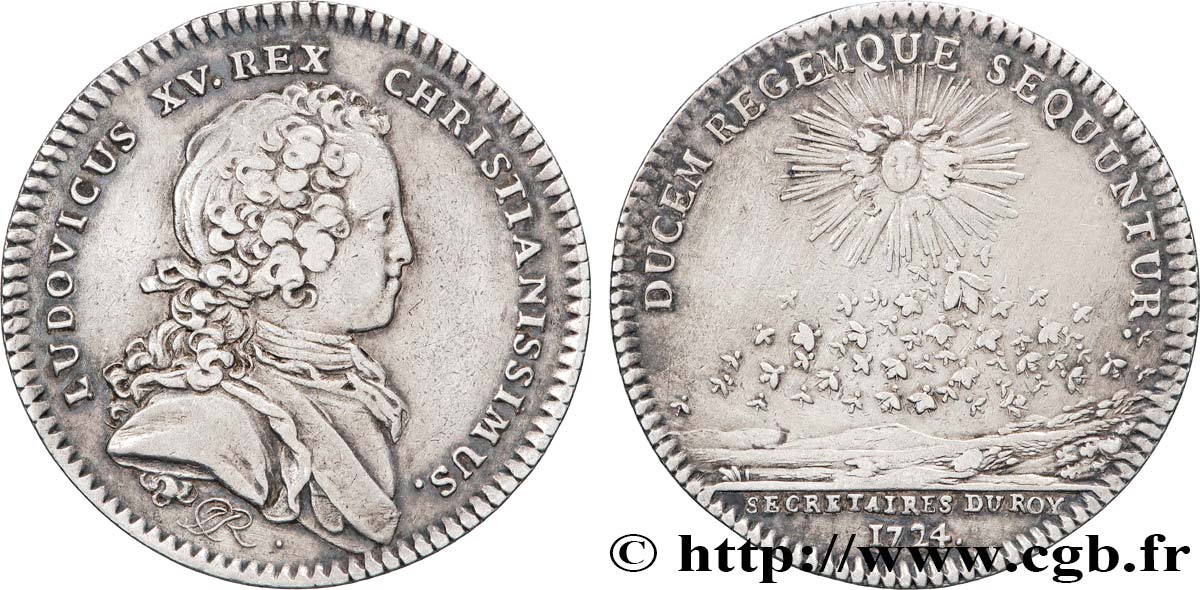 SECRÉTAIRES DU ROI Émission de 1724 BB