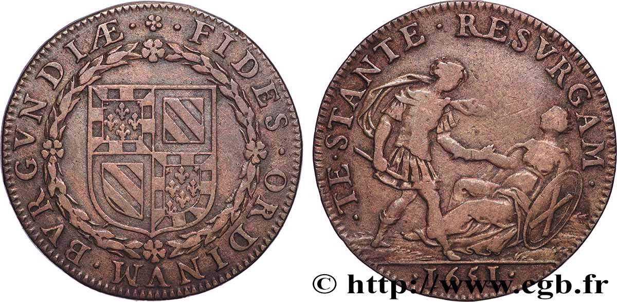 BOURGOGNE (ÉTATS DE ...) Majorité du roi et défaite des Frondeurs BB/q.BB