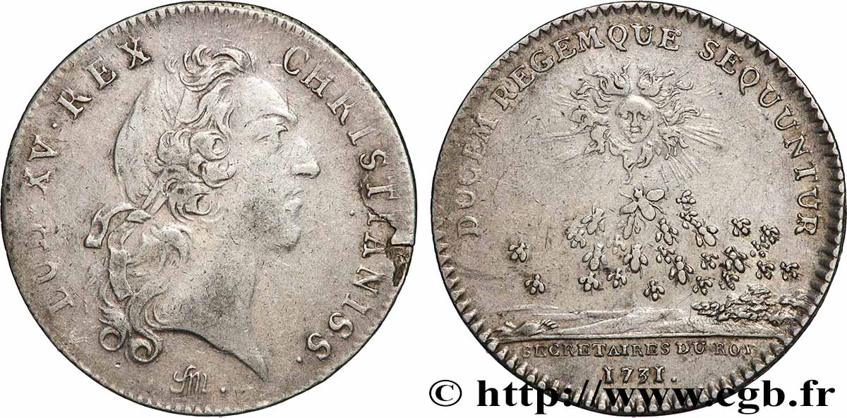 SECRÉTAIRES DU ROI Émission de 1740 XF
