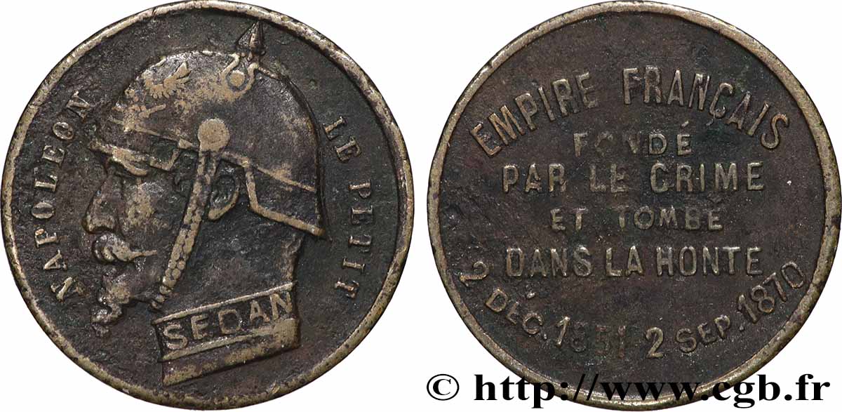 SATIRIQUES - GUERRE DE 1870 ET BATAILLE DE SEDAN Napoléon le Petit-la honte VF