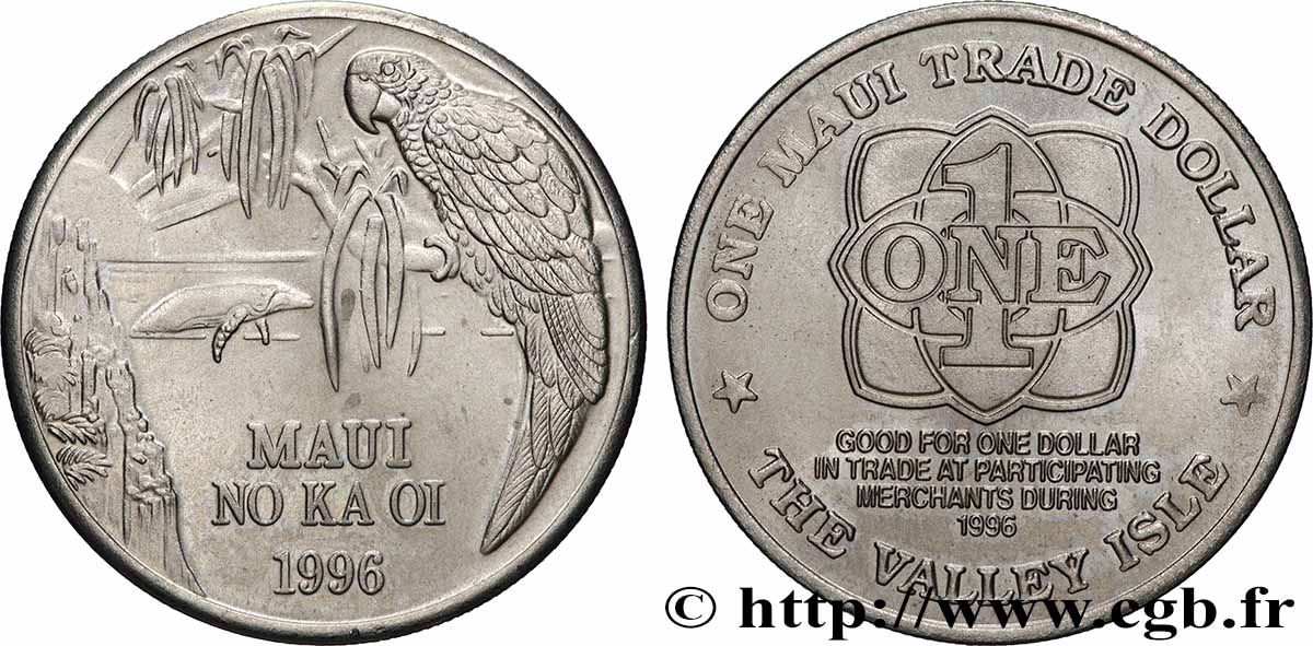 ADVERTISING TOKENS ONE DOLLAR TRADE HAWAII AU