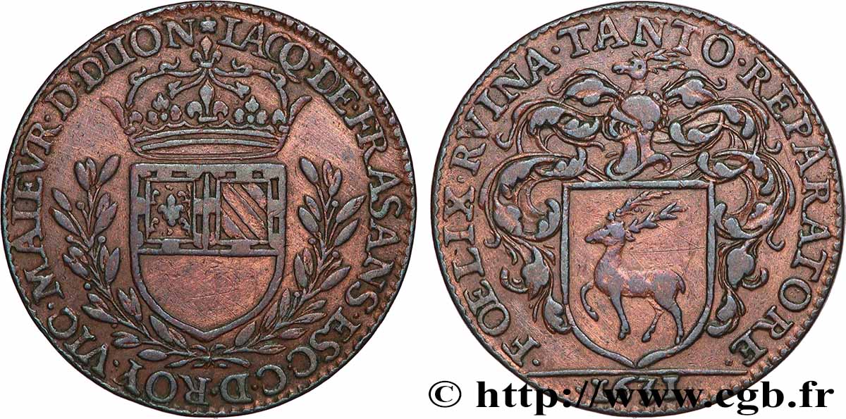 DIJON (MAYORS OF ... and miscellaneous) Jacques de Frasans XF