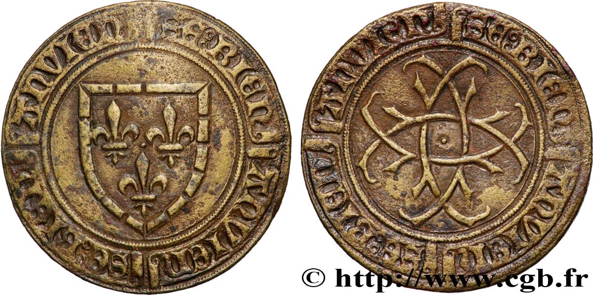PRINCES DU SANG ROYAL DE FRANCE - ROUYER - IV.  Jeton de compte, Jean de Bourgogne TTB