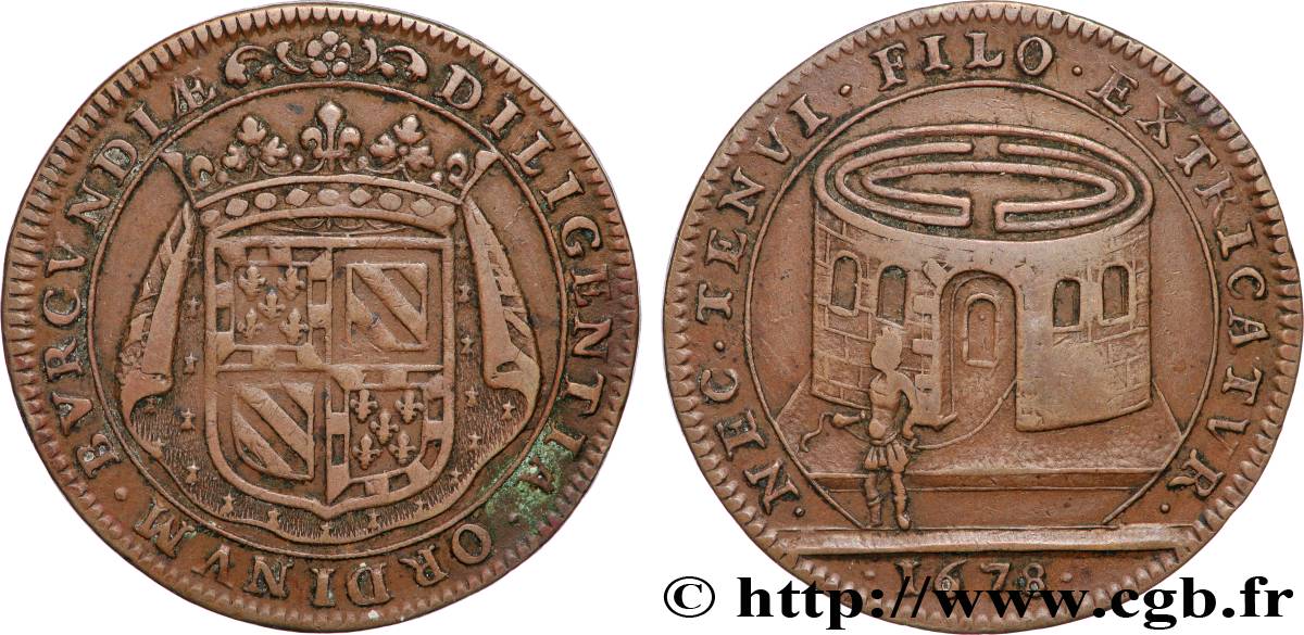 BURGUNDY (STATES OF...) Liquidation de la suppression des francs-fiefs XF/VF