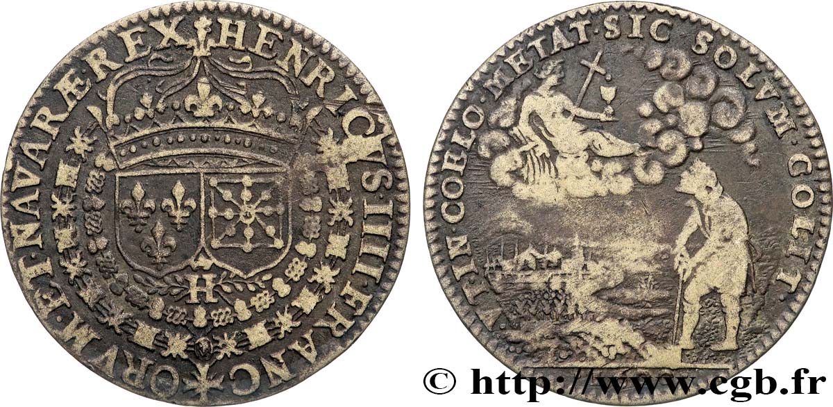 LORRAINE - CITY OF METZ CHARLES II DE LORRAINE - ÉVÊQUE DE METZ ET DE STRASBOURG XF