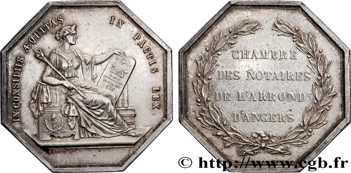 NOTAIRES DU XIXe SIECLE Notaires d’Angers TTB