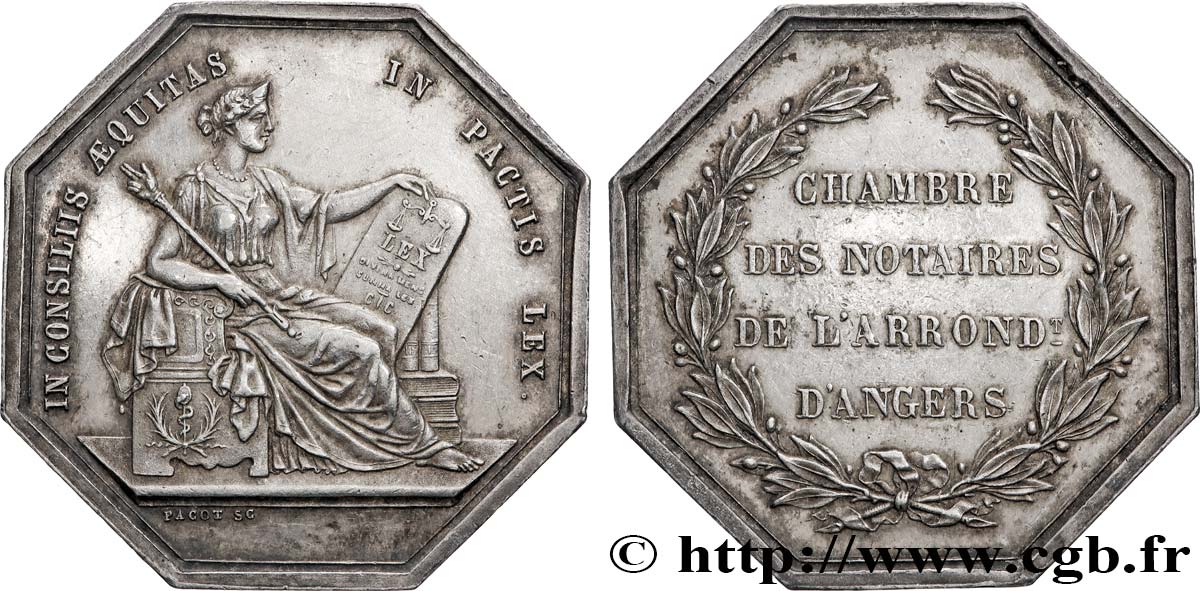 19TH CENTURY NOTARIES (SOLICITORS AND ATTORNEYS) Notaires d’Angers AU/XF
