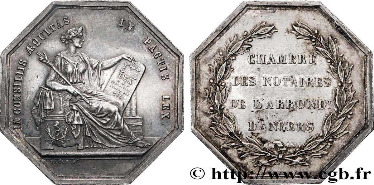 19TH CENTURY NOTARIES (SOLICITORS AND ATTORNEYS) Notaires d’Angers XF