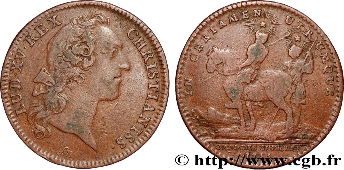 ORDINAIRE DES GUERRES Louis XV SS
