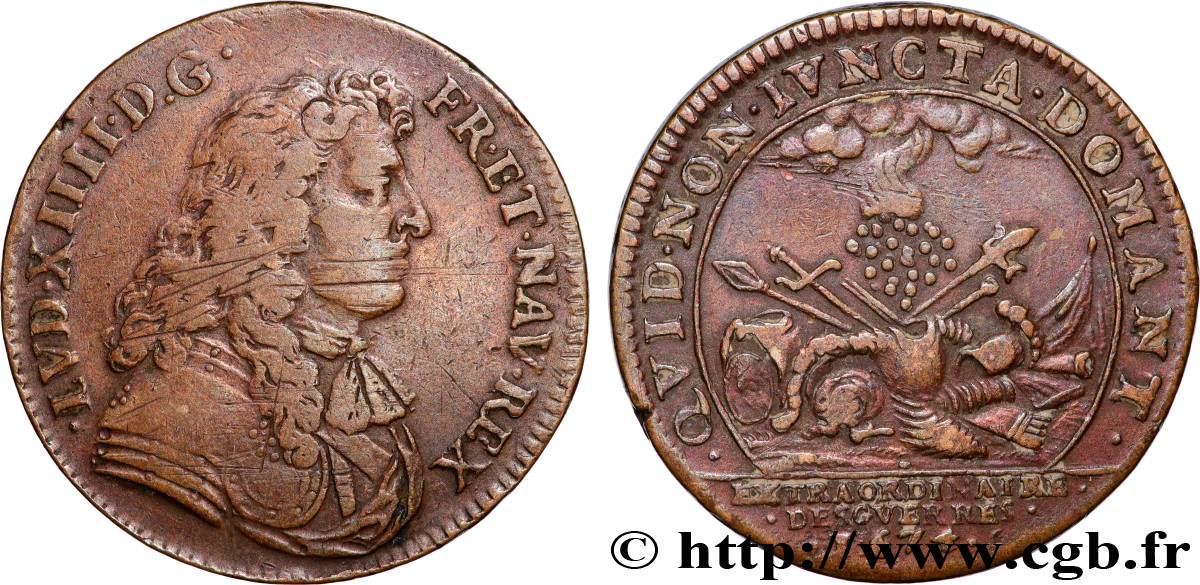 LOUIS XIV LE GRAND ou LE ROI SOLEIL Louis XIV TB+