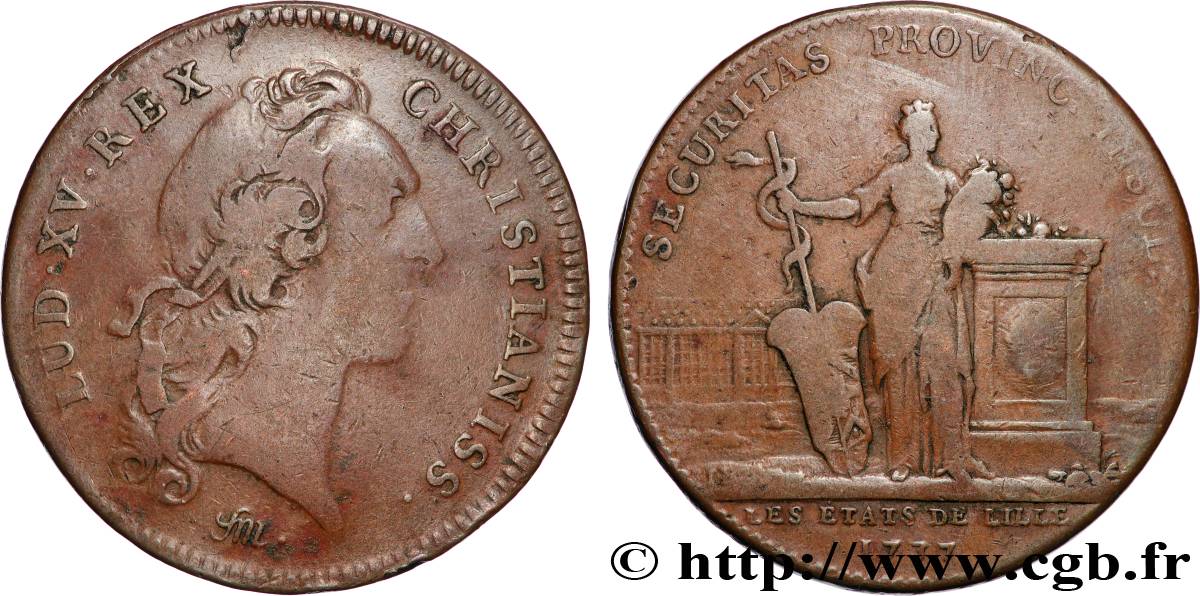 LILLE États de Lille, émission de 1747 TB
