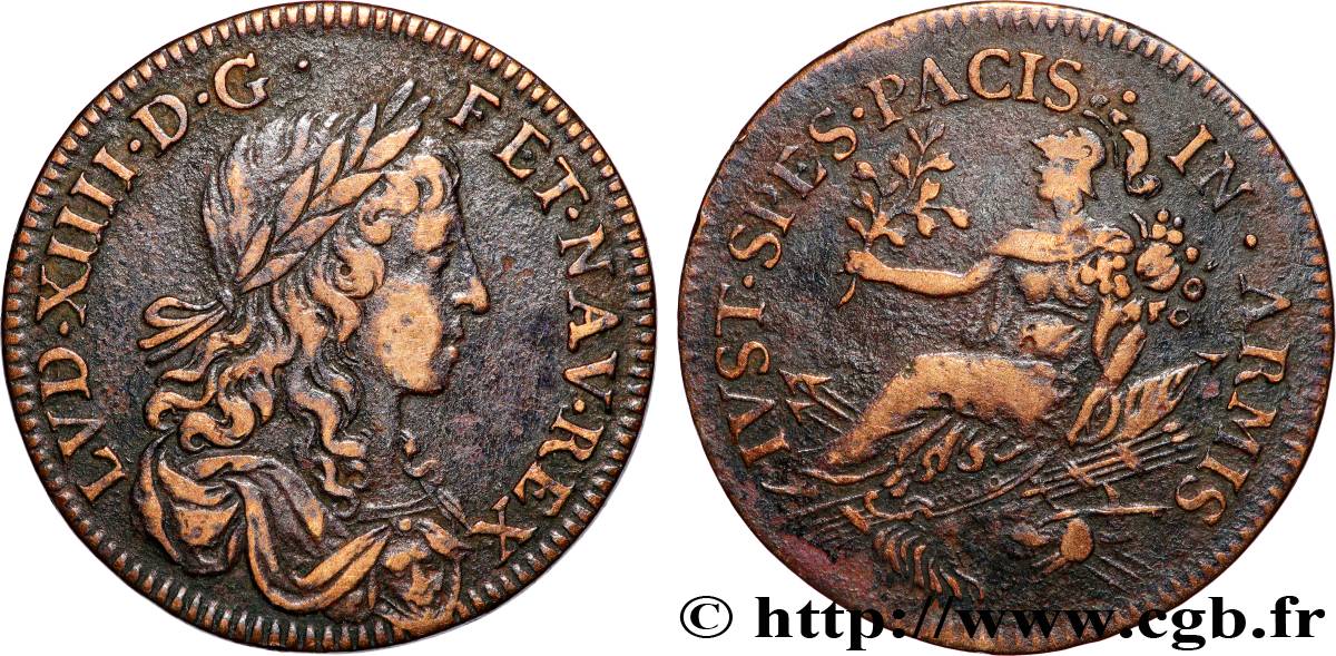 LOUIS XIV LE GRAND ou LE ROI SOLEIL Préliminaires de la Paix de Munster TB+