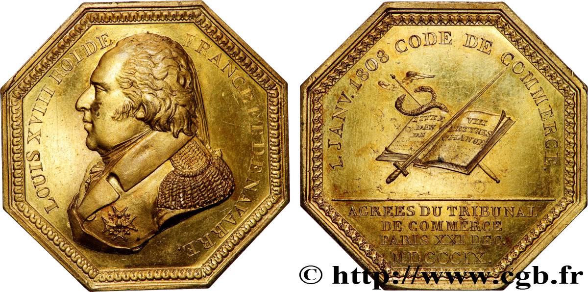 DROIT ET JURIDIQUE LOUIS XVIII AGREES DU TRIBUNAL DE COMMERCE DE PARIS MS