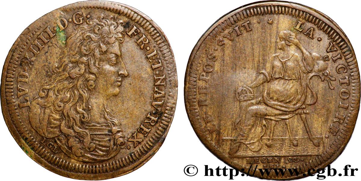 LOUIS XIV LE GRAND ou LE ROI SOLEIL Paix de Ratisbonne TTB