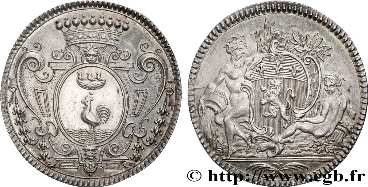 LYON ET DU LYONNAIS (OFFICIERS ET NOBLESSE DE...)  Christophe-François Nicolau, trésorier général et receveur TTB+