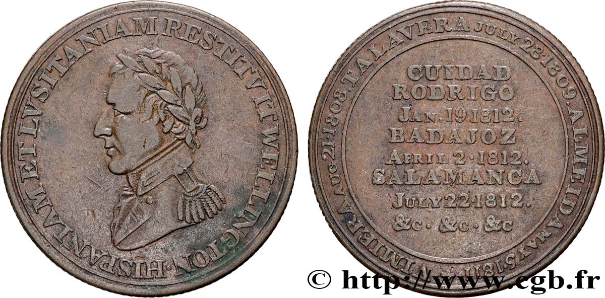 ADVERTISING AND ADVERTISING TOKENS AND JETONS ½ Penny Wellington Peninsular XF