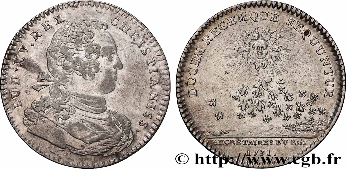 SECRÉTAIRES DU ROI Émission de 1733 BB
