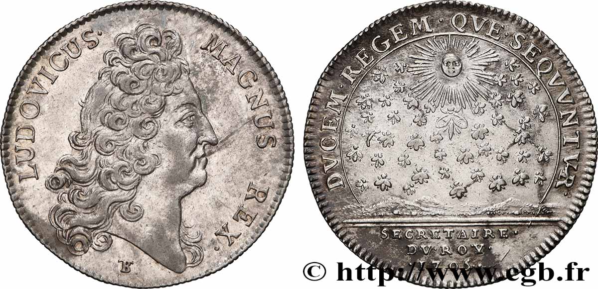 SECRÉTAIRES DU ROI Émission de 1710 SS