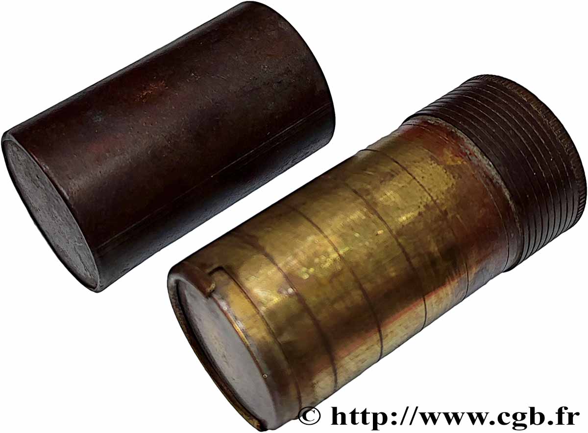 PORTE-LOUIS, PORTE-MONNAIE Porte-louis, tube pour 20 francs TTB+