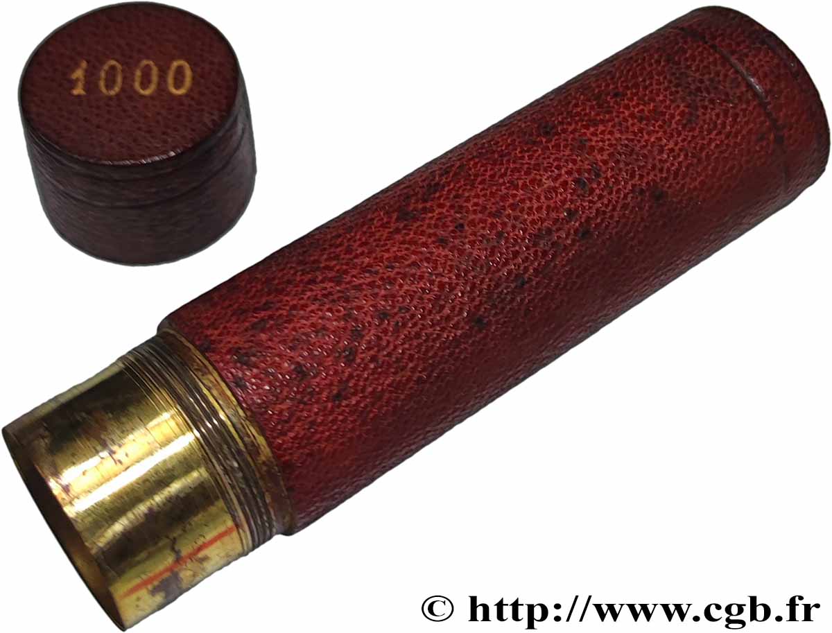 PORTE-LOUIS, PORTE-MONNAIE Porte-louis, tube pour 10 francs TTB+