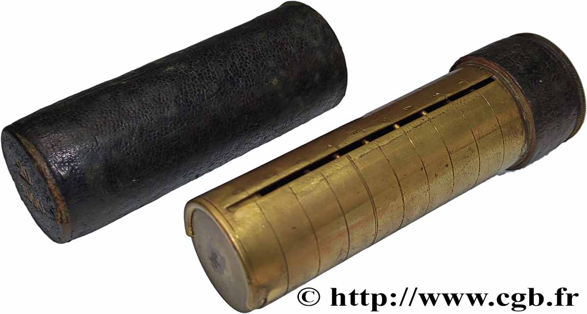 PORTE-LOUIS, PORTE-MONNAIE Porte-louis, tube pour 20 francs TTB