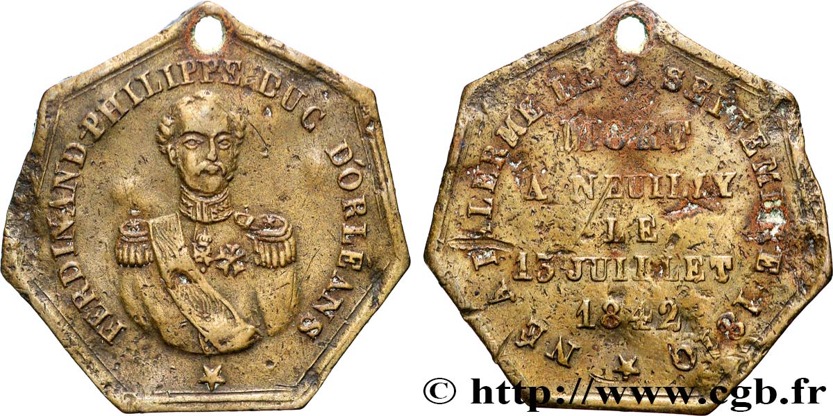 LOUIS-PHILIPPE Ier Ferdinand Philippe, Duc d Orléans TB+