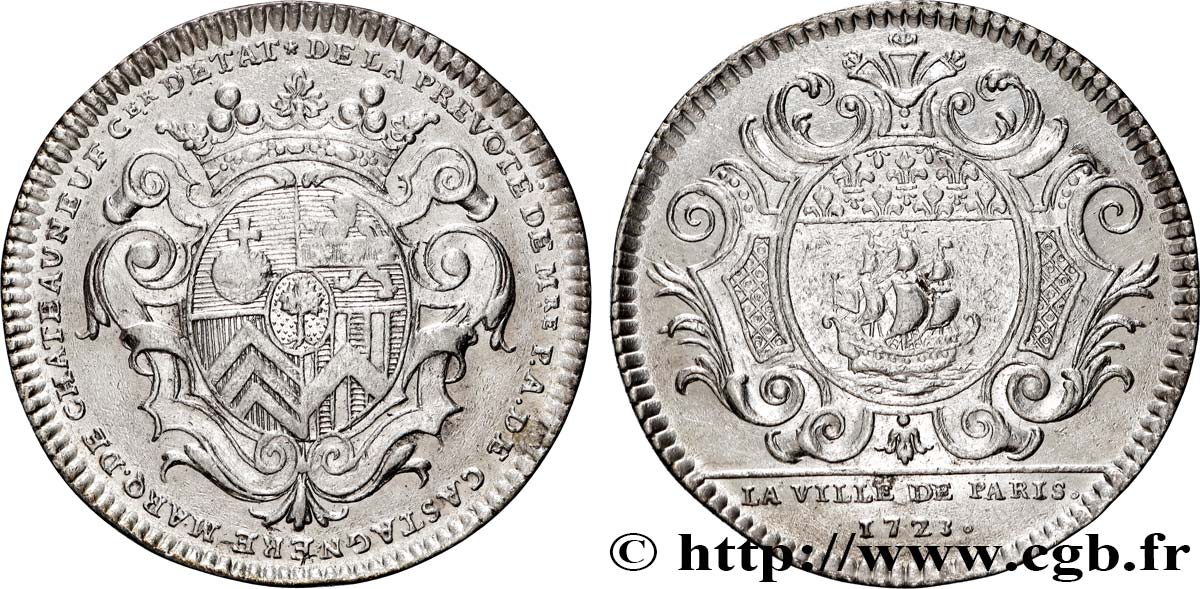 ILE DE FRANCE - TOWNS AND GENTRY Pierre-Antoine de Castagnère, marquis de Châteauneuf AU