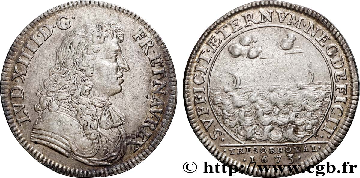 TRÉSOR ROYAL Trésor royal, émission de 1673 TTB+