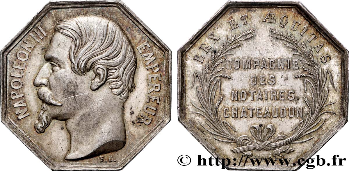 NOTAIRES DU XIXe SIECLE Notaires de Châteaudun (Napoléon III) AU