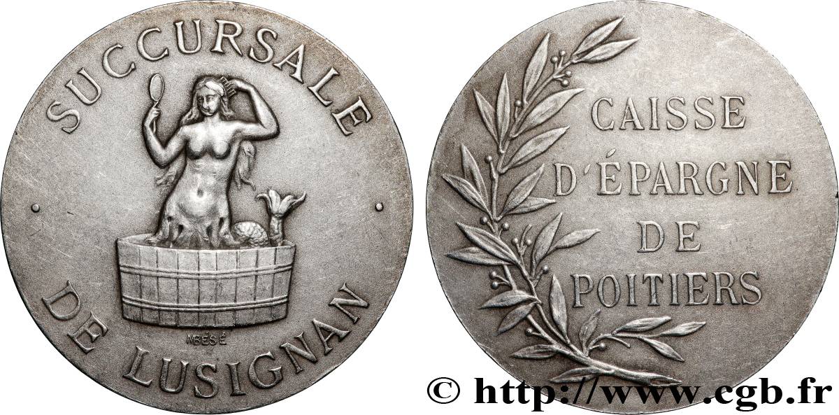 CAISSES D ÉPARGNE CAISSE D EPARGNE DE POITIERS, Flan mat TTB+/SUP