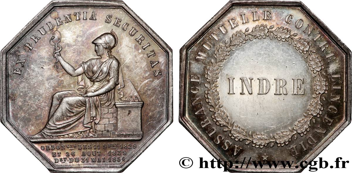 LES ASSURANCES Assurances mutuelles contre l’incendie (Indre), refrappe fVZ/VZ