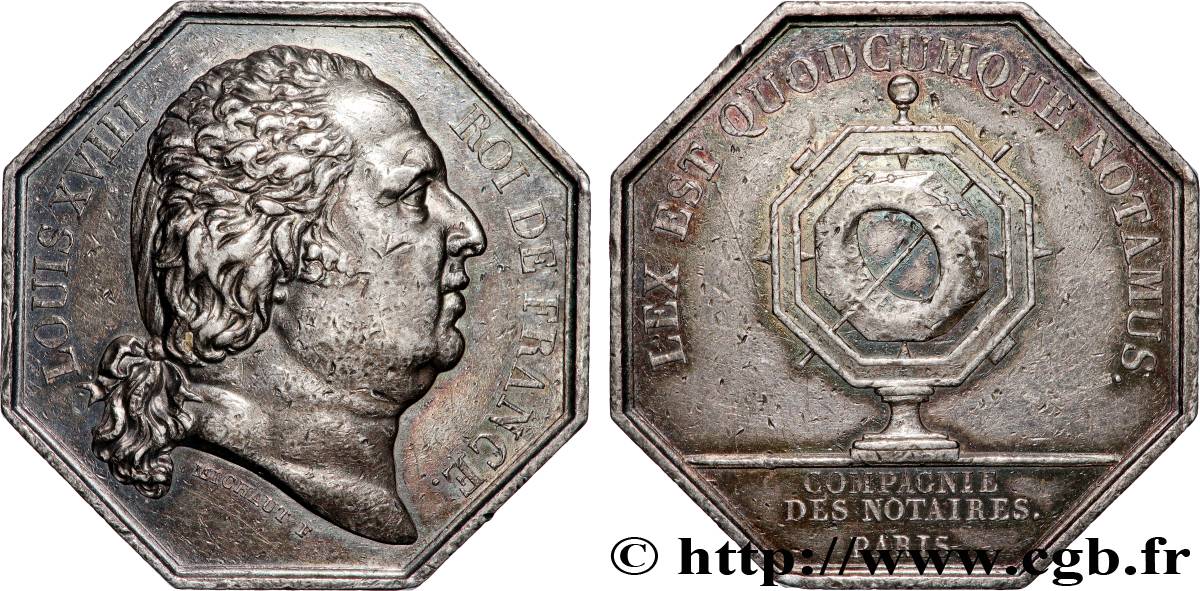 NOTAIRES DU XIXe SIECLE Notaires de Paris (Louis XVIII) XF
