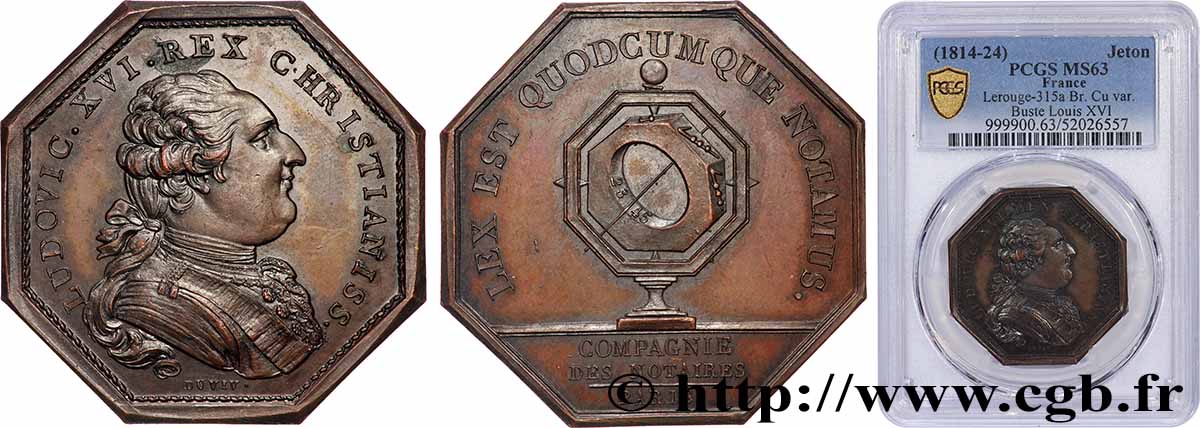 LOUIS XVI Notaires de Paris MS63