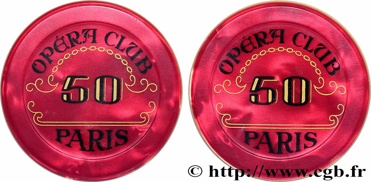 CASINOS ET JEUX Opéra Club Paris, 50 SUP