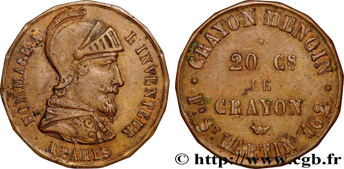 INDUSTRIE DU BOIS Crayon Mengin - 20 centimes le Crayon TTB
