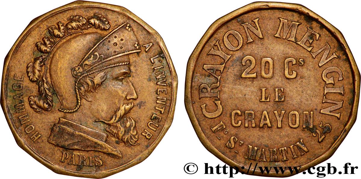INDUSTRIE DU BOIS Crayon Mengin - 20 centimes le Crayon TTB