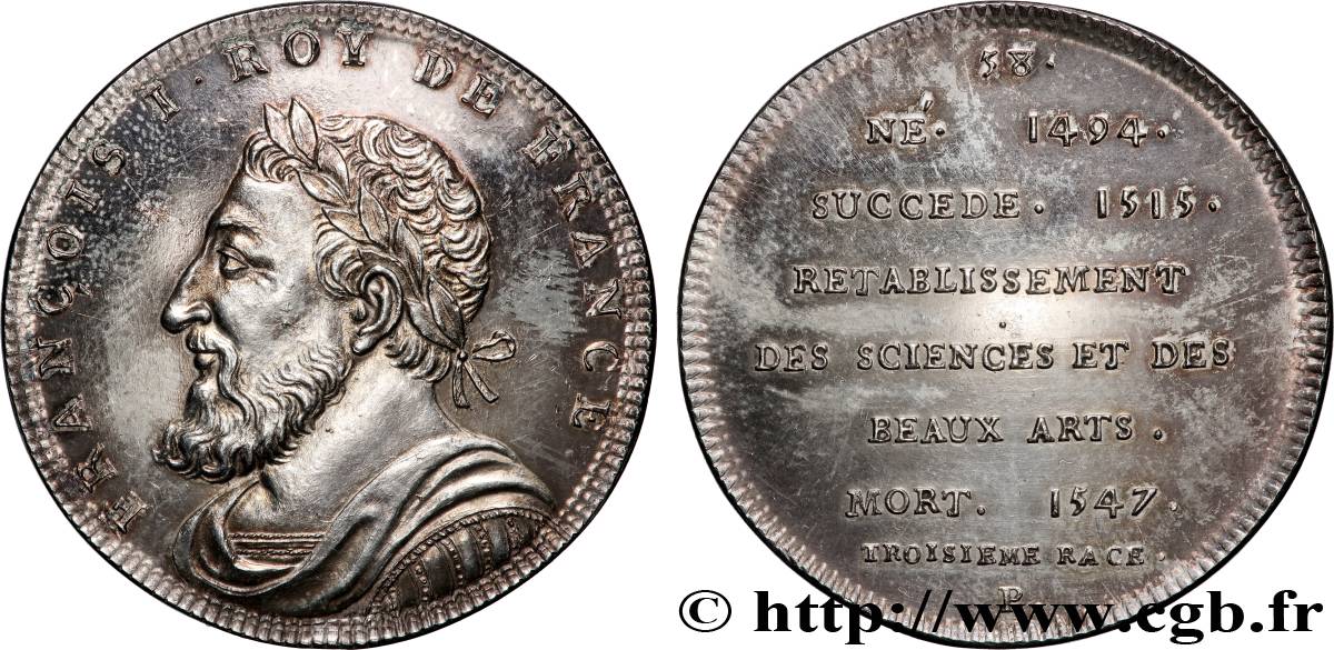 SÉRIE MÉTALLIQUE DES ROIS DE FRANCE Règne de FRANÇOIS Ier - 58 - Émission Louis Philippe VZ