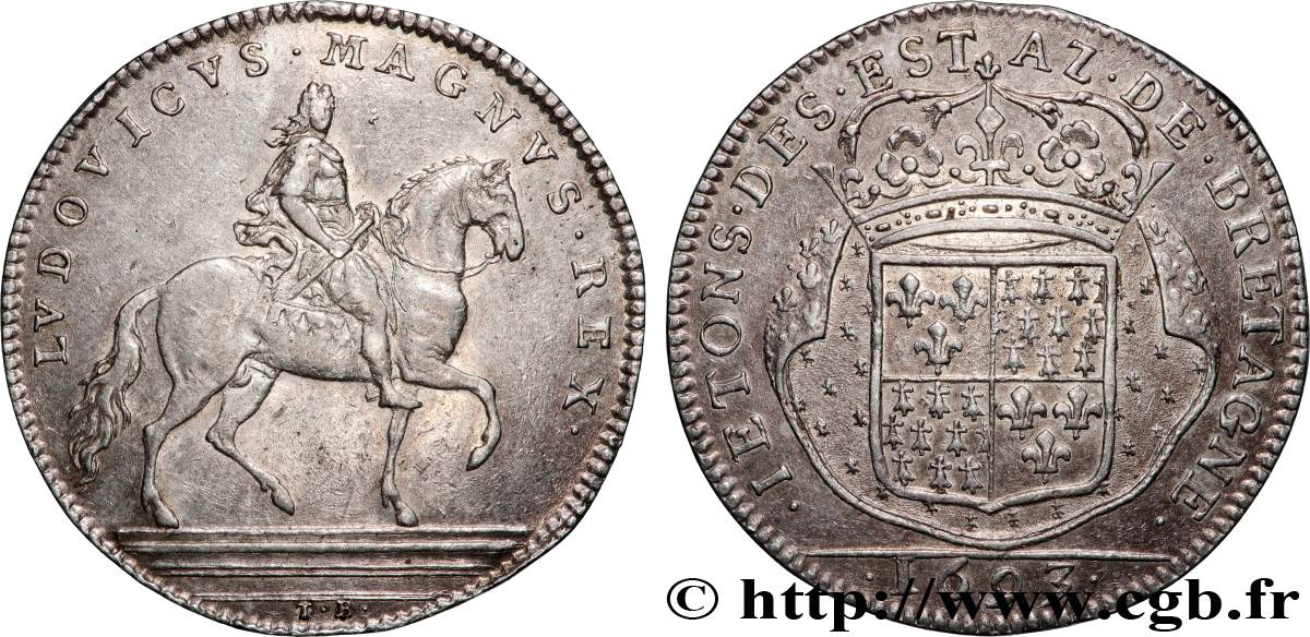 BRETAGNE (ÉTATS DE...)  Louis XIV TTB+