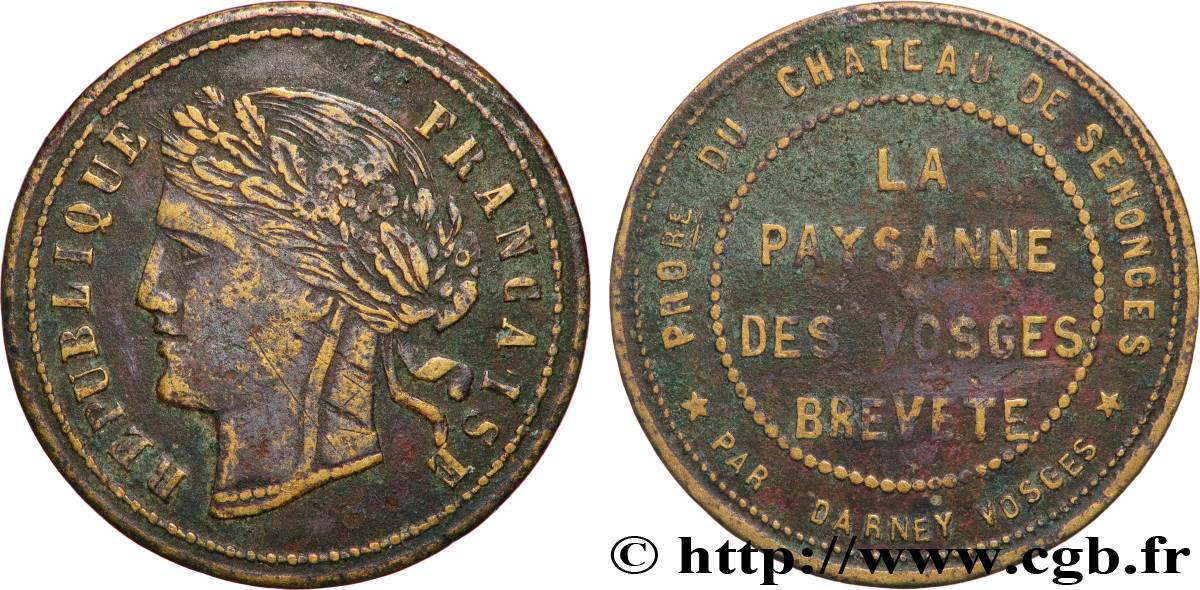 JETONS PUBLICITAIRES La Paysanne des Vosges SS